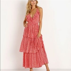 CLEOBELLA TIERED RUFFLE DRESS